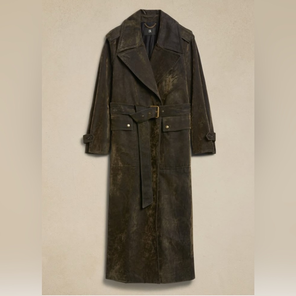 Banana Republic Amalia Trench Coat Sz L